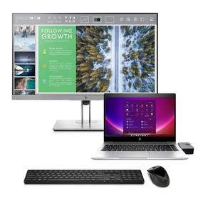 HP EliteBook 840 G6 i5 8365U + HP EliteDisplay E243i + Docking station + HP wireless set